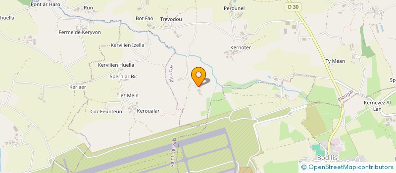 localisation de l'entreprise MADAME MILANDA ROUE  PLOUGAR