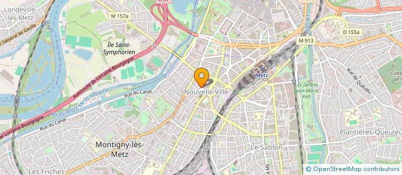 localisation de l'entreprise MADAME MILANDU MAPASA à METZ