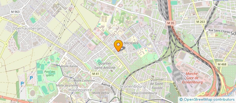 localisation de l'entreprise MADAME MILANI MANAIEVA à STRASBOURG