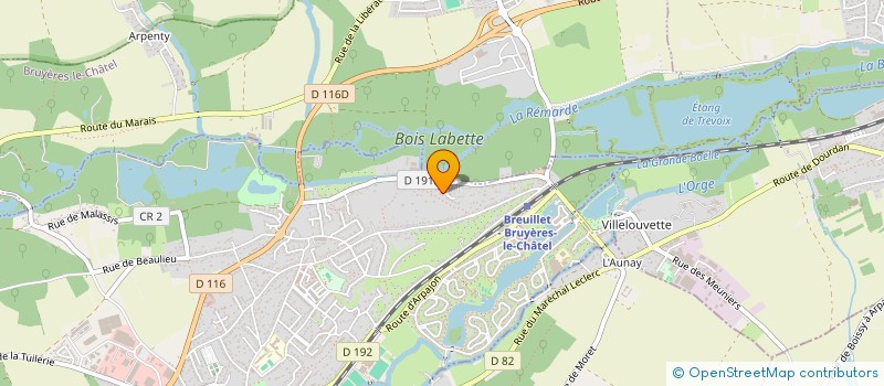 localisation de l'entreprise MADAME MILCA DAVID  BREUILLET