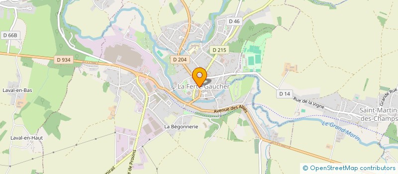 localisation de l'entreprise MADAME MILCA DEL ZOTTO  LA FERTE-GAUCHER