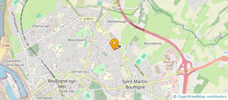 localisation de l'entreprise MADAME MILDRED BABIN à SAINT-MARTIN-BOULOGNE