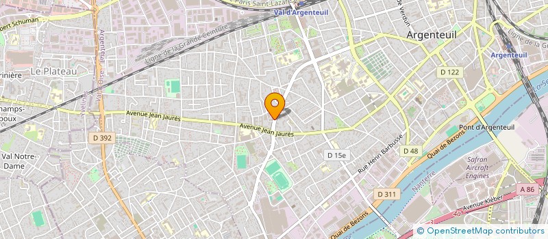 localisation de l'entreprise MADAME MILDRED KUMODZI  ARGENTEUIL