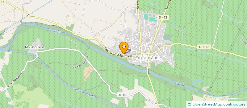 localisation de l'entreprise MADAME MILDRED MAISONNAVE  CUXAC-D'AUDE