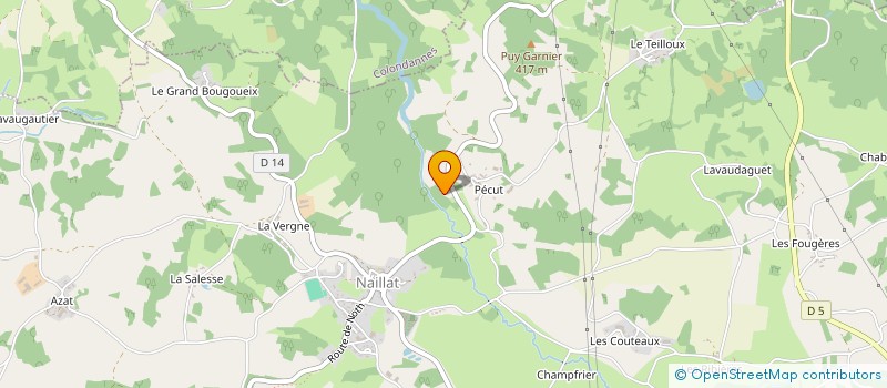 localisation de l'entreprise MADAME MILDREDE THEVENIN à LAFAT