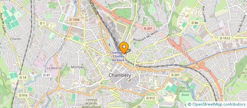 localisation de l'entreprise MADAME MILEDIE VANDELLE  CHAMBERY