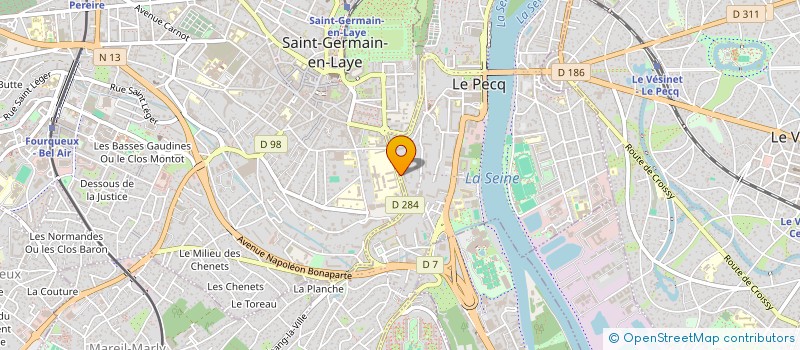 localisation de l'entreprise MADAME MILEIDY MURILLO PENA  LE PECQ