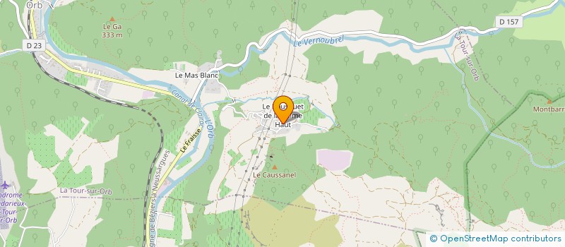 localisation de l'entreprise MADAME MILENA BESSIS à LA TOUR-SUR-ORB
