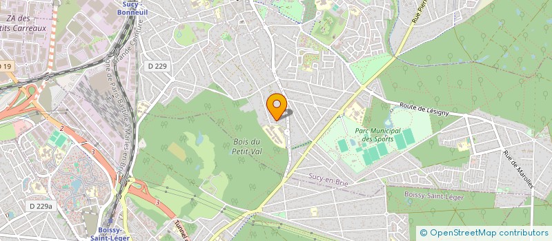 localisation de l'entreprise MADAME MILENA CAUBEL  SUCY-EN-BRIE