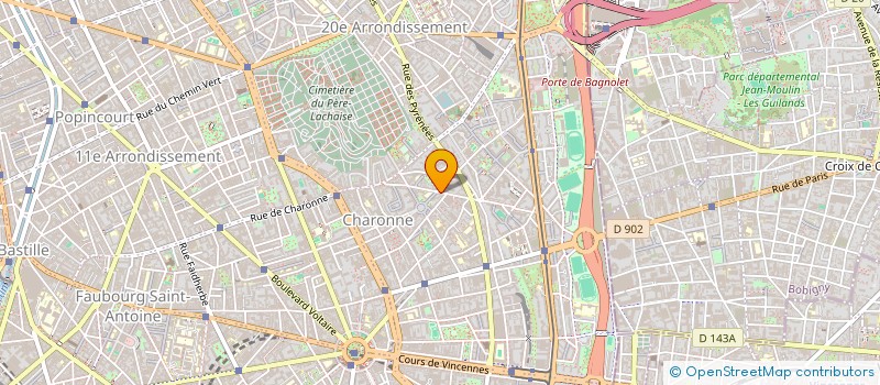 localisation de l'entreprise MADAME MILENA CIOCIOLA  PARIS