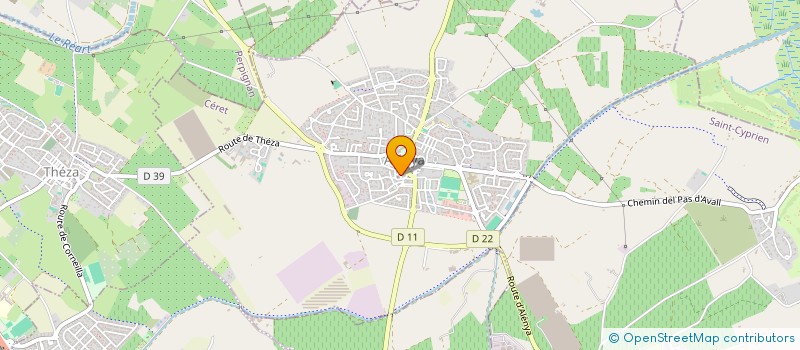 localisation de l'entreprise MADAME MILENA DA COSTA LOURENCO E SILVA  PERPIGNAN