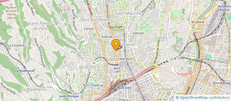 localisation de l'entreprise MADAME MILENA DA SILVA PELISSON à NICE