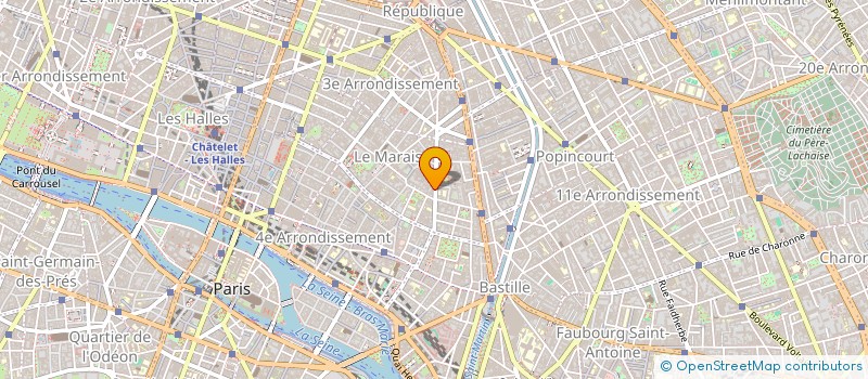 localisation de l'entreprise MADAME MILENA DI MEO  PARIS