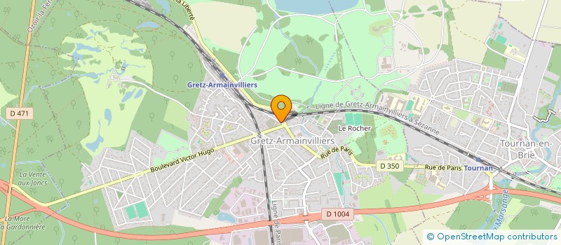 localisation de l'entreprise MADAME MILENA DIMITRIJEVIC  GRETZ-ARMAINVILLIERS