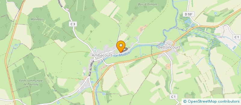 localisation de l'entreprise MADAME MILENA DIMITROVA  AMBACOURT