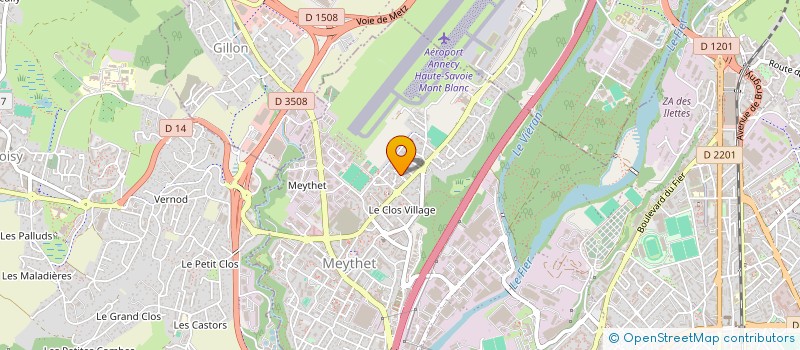 localisation de l'entreprise MADAME MILENA DUPONT à ANNECY
