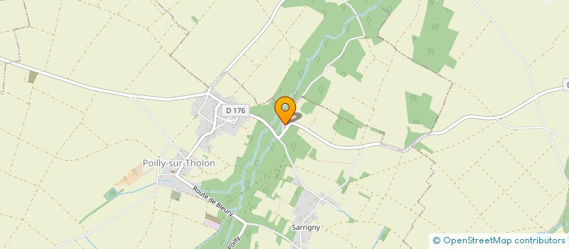 localisation de l'entreprise MADAME MILENA FAGOTAT  POILLY-SUR-THOLON