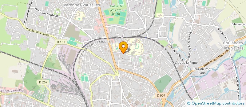 localisation de l'entreprise MADAME MILENA GRZELAK à NEVERS