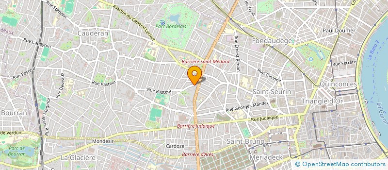 localisation de l'entreprise MADAME MILENA HAMERLA  BORDEAUX