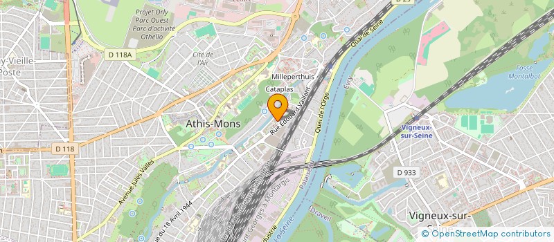 localisation de l'entreprise MADAME MILENA ISAKHANYAN à ATHIS-MONS