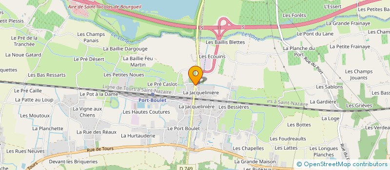 localisation de l'entreprise MADAME MILENA KOPRALEVA  CHOUZE-SUR-LOIRE