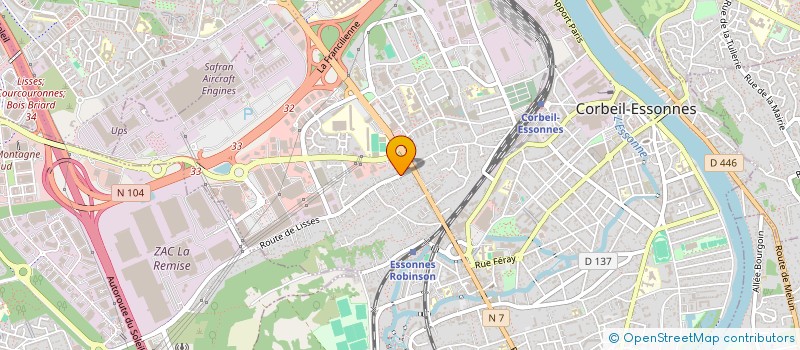 localisation de l'entreprise MADAME MILENA KOS à CORBEIL-ESSONNES