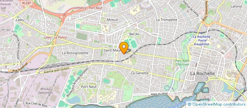 localisation de l'entreprise MADAME MILENA LEBRETON  LA ROCHELLE