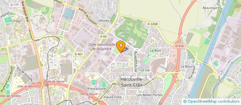 localisation de l'entreprise MADAME MILENA LEMAIRE à HEROUVILLE-SAINT-CLAIR