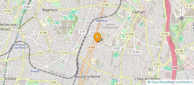 localisation de l'entreprise MADAME MILENA PABINIAK à BOURG-LA-REINE