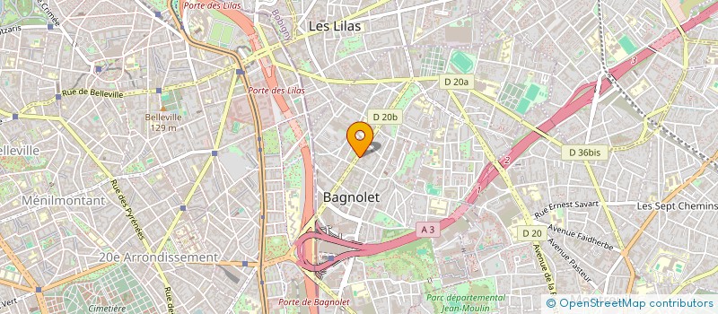 localisation de l'entreprise MADAME MILENA PAPAZIAN à BAGNOLET