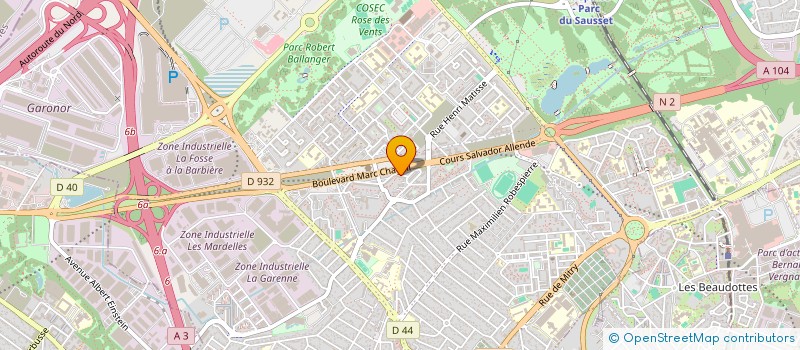localisation de l'entreprise MADAME MILENA PETRONIC à AULNAY-SOUS-BOIS