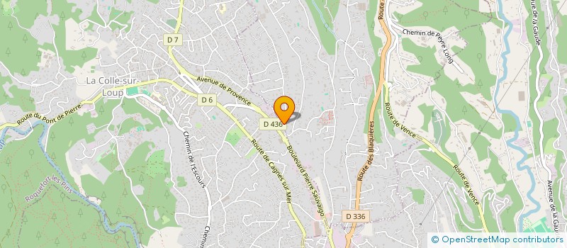 localisation de l'entreprise MADAME MILENA ROSSI à SAINT-PAUL-DE-VENCE