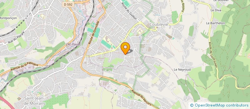 localisation de l'entreprise MADAME MILENA SARIC  COUBLEVIE