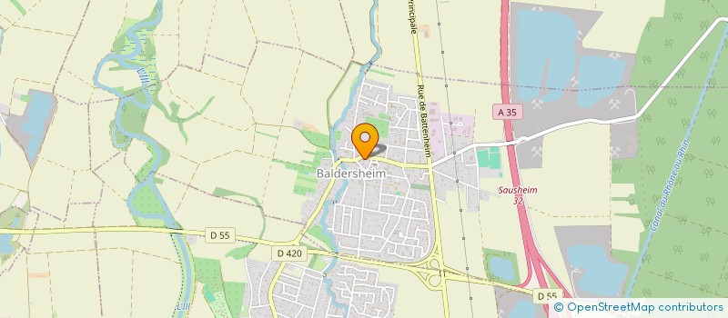 localisation de l'entreprise MADAME MILENA SZYMANIUK  RIEDISHEIM