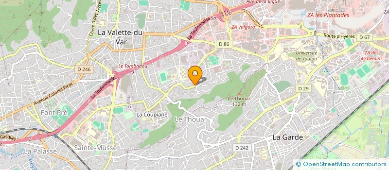 localisation de l'entreprise MADAME MILENA VOLPE à LA VALETTE-DU-VAR