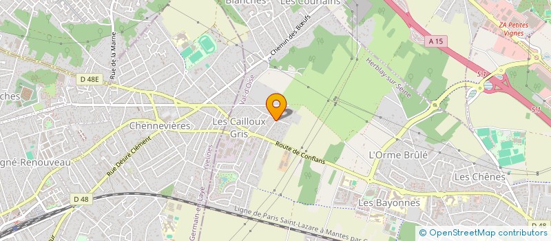 localisation de l'entreprise MADAME MILENA YORDANOVA  HERBLAY-SUR-SEINE