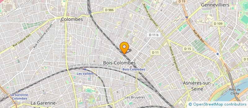localisation de l'entreprise MADAME MILENA ZORBIC à BOIS-COLOMBES