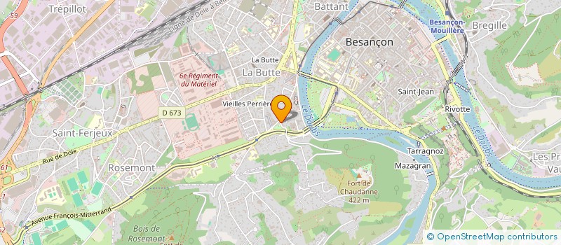 localisation de l'entreprise MADAME MILENE BRULIN  MONTBELIARD
