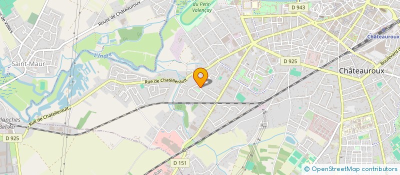 localisation de l'entreprise MADAME MILENE FERNANDES AGOSTINHO à CHATEAUROUX