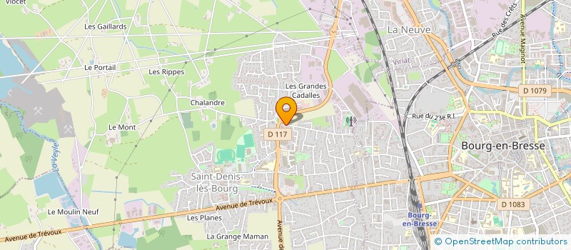 localisation de l'entreprise MADAME MILENE KILBURG à SAINT-DENIS-LES-BOURG