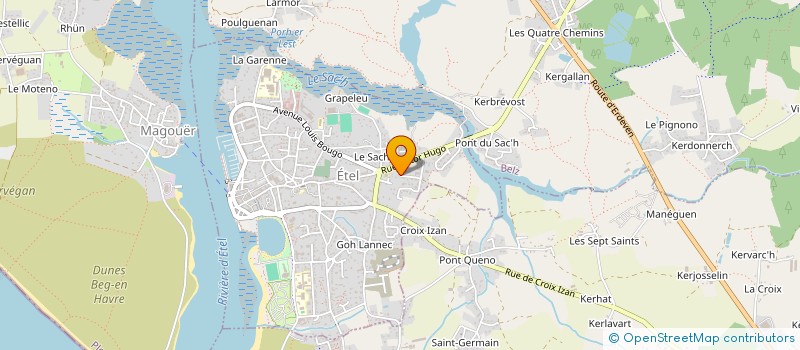 localisation de l'entreprise MADAME MILENE LE PRIOL à GROIX