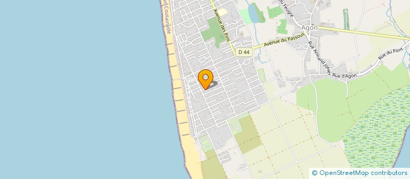 localisation de l'entreprise MADAME MILENE LEGRAVEREND  AGON-COUTAINVILLE