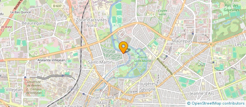 localisation de l'entreprise MADAME MILENE LUZOLO  RENNES