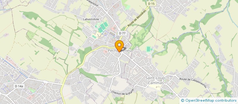 localisation de l'entreprise MADAME MILENE MANZANO  PECHBONNIEU