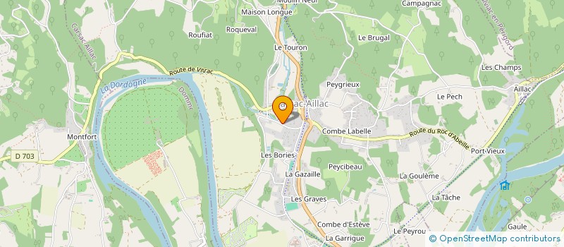 localisation de l'entreprise MADAME MILENE MARTEGOUTTE  CARSAC-AILLAC