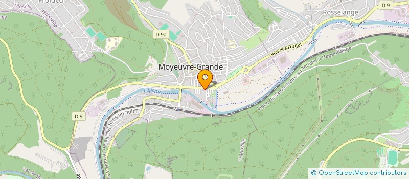 localisation de l'entreprise MADAME MILENE MIELE  MOYEUVRE-GRANDE