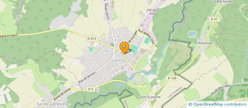 localisation de l'entreprise MADAME MILENE NARCISSE à GASNY