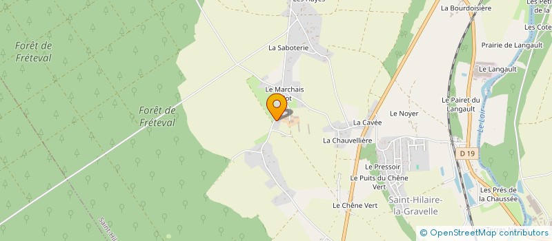 localisation de l'entreprise MADAME MILENE POUILLER à LA VILLE-AUX-CLERCS