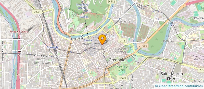 localisation de l'entreprise MADAME MILENE RICHTARCH  GRENOBLE