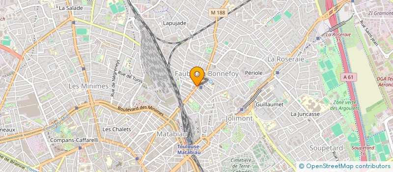 localisation de l'entreprise MADAME MILIA LEGASA à TOULOUSE